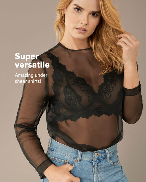 Brasier tipo bralette en encaje y transparencias#color_281-rosa-palido