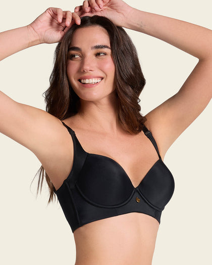 Brasier de cubrimiento alto en sisa y espalda Cover Bra#color_700-negro