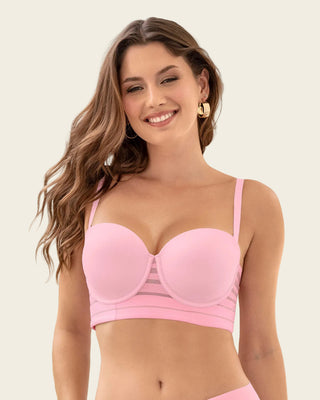 Brasier tipo bustier Support Strapless#color_301-rosado