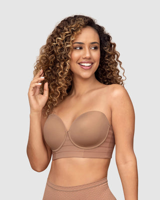 Brasier tipo bustier support strapless#color_857-cafe-medio