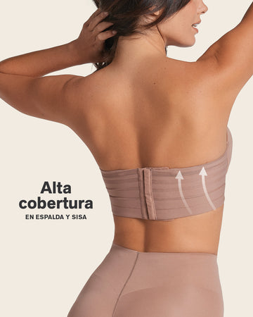 Brasier tipo bustier Support Strapless#color_857-cafe-medio