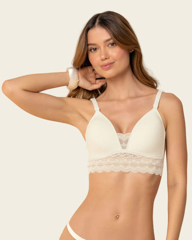Bralette ultracómodo con delicados toques de encaje#color_253-perla