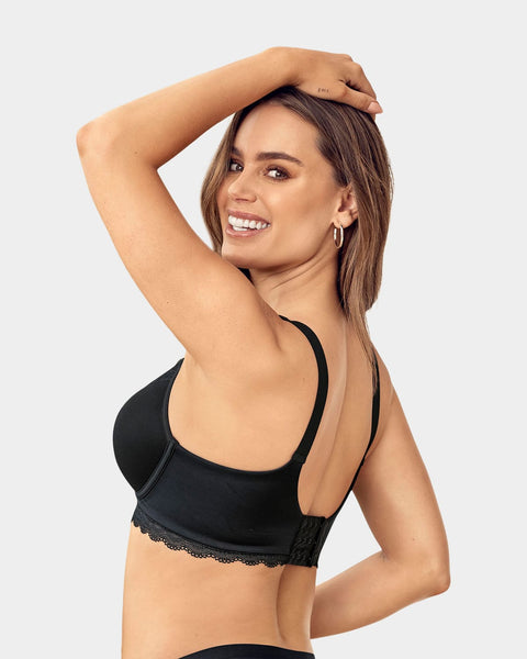 Paquete x2 brasieres de gran cubrimiento: deep coverage bra#color_700-negro