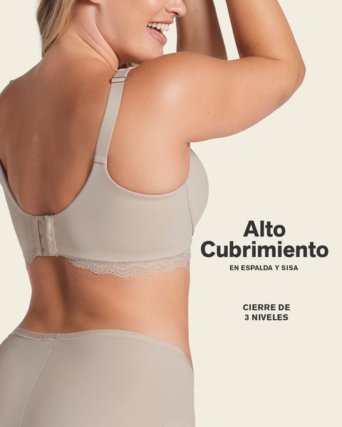 Paquete x2 brasieres de gran cubrimiento: deep coverage bra#color_802-cafe-claro