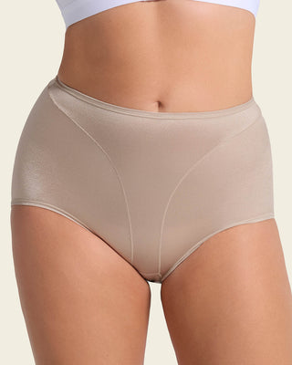 Bloomer clásico tiro alto de control de abdomen#color_802-cafe-claro