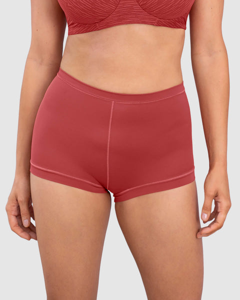 Bloomer tipo bóxer de ajuste perfecto#color_391-rojo