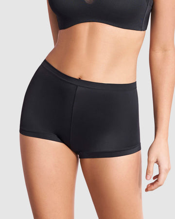 Bloomer tipo bóxer de ajuste perfecto#color_700-negro