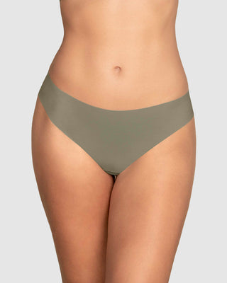 Bloomer brasilera invisible ultraplano sin elásticos y de pocas costuras#color_606-arena
