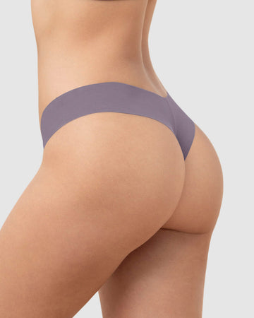 Bloomer brasilera invisible ultraplano sin elásticos y de pocas costuras#color_707-morado