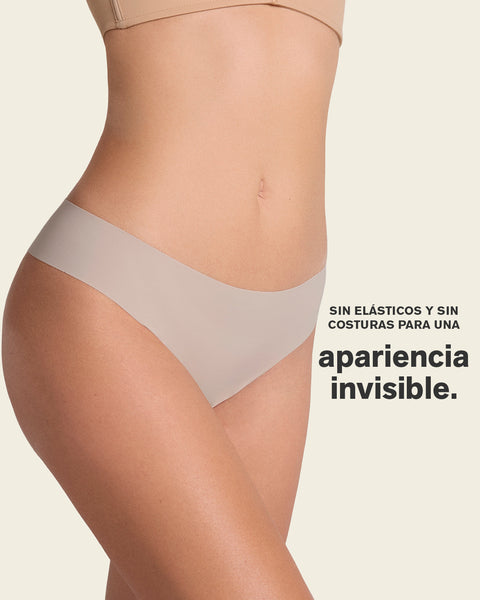 Bloomer brasilera invisible ultraplano sin elásticos y de pocas costuras#color_544-azul-medio