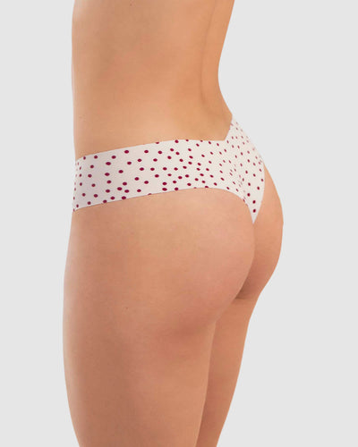 Bloomer brasilera invisible ultraplano sin elásticos y de pocas costuras#color_a53-estampado-puntos
