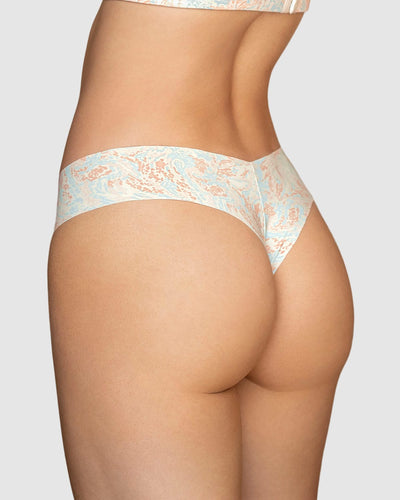 Bloomer brasilera invisible ultraplano sin elásticos y de pocas costuras#color_b76-marfil-estampado