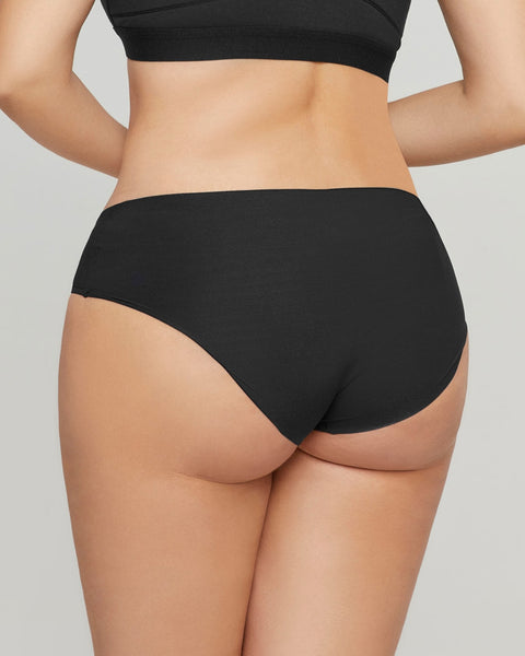 Paquete x5 bloomers hípster invisible ultraplano sin elásticos y de pocas costuras#color_785-negro