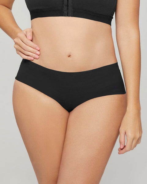 Paquete x5 bloomers hípster invisible ultraplano sin elásticos y de pocas costuras#color_785-negro