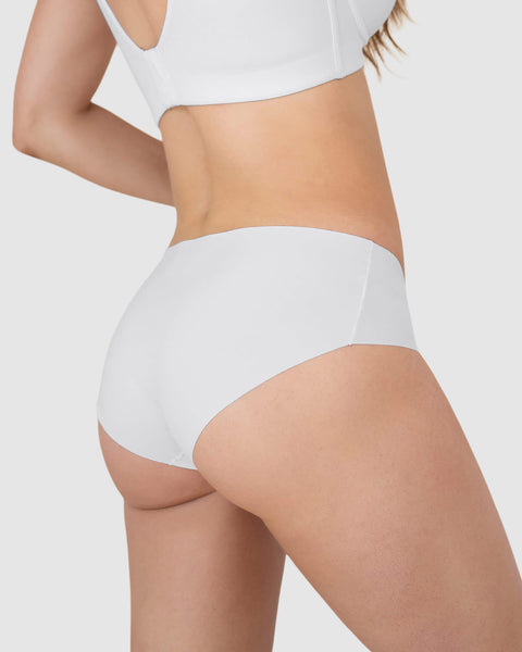 Paquete x5 bloomers hípster invisible ultraplano sin elásticos y de pocas costuras#color_000-blanco