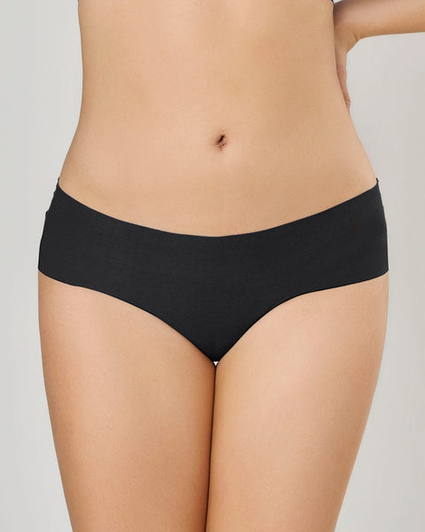 Paquete x3 bloomers hípster invisible ultraplano sin elásticos y de pocas costuras#color_785-negro