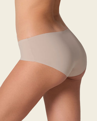 Bloomer hípster invisible ultraplano sin elásticos y de pocas costuras#color_802-cafe-claro