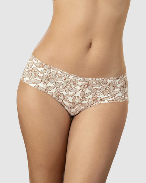 Bloomer hípster invisible ultraplano sin elásticos y de pocas costuras#color_b94-marfil-estampado