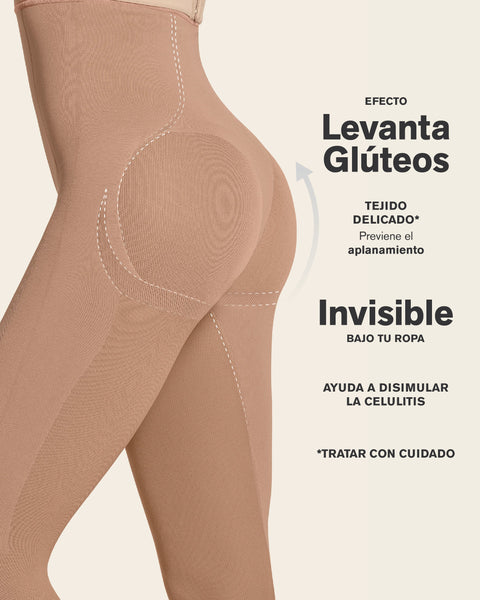 Faja pantalón tiro alto invisible de tiro alto levanta cola#color_852-beige