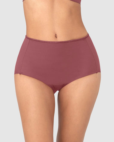 Bloomer clásico efecto invisible de control fuerte en abdomen#color_194-vino