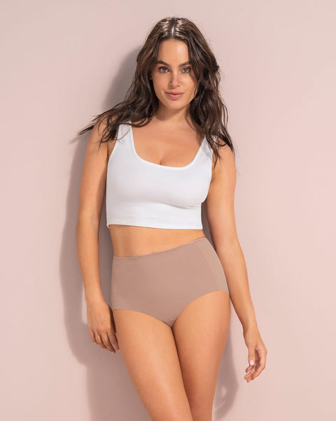 Bloomer clásico efecto invisible de control fuerte en abdomen#color_281-palo-de-rosa