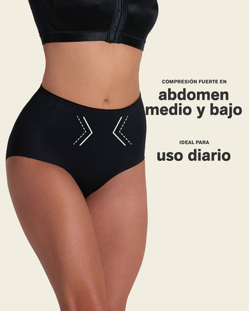 Bloomer clásico efecto invisible de control fuerte en abdomen#color_700-negro