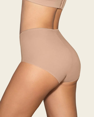 Bloomer clásico efecto invisible de control fuerte en abdomen#color_802-cafe-claro
