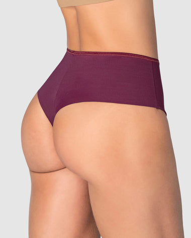 Bloomer faja brasilera de control fuerte tiro alto#color_466-vino