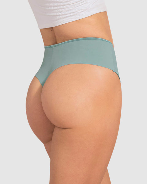 Bloomer faja brasilera de control fuerte tiro alto#color_727-verde-medio