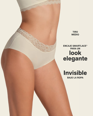 Bloomer hípster en tela ultraliviana con franja de encaje#color_253-marfil