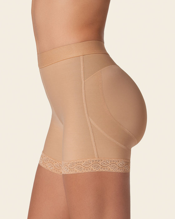 Bloomer faja tipo short levanta cola#color_880-cafe-medio