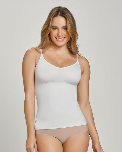 Camiseta multiusos de control de abdomen#color_000-blanco