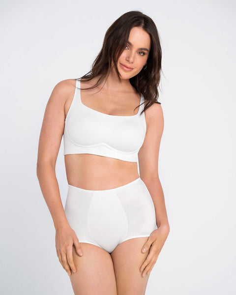 Bloomer faja clásico de control suave#color_000-blanco