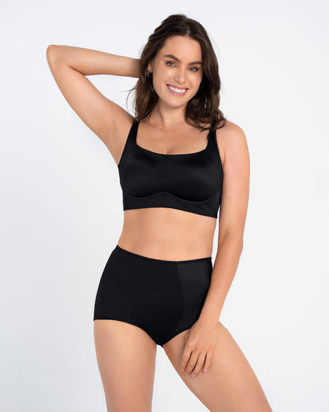 Bloomer faja clásico de control suave#color_700-negro