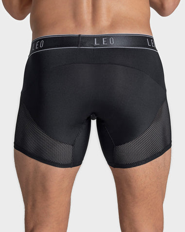 Bóxer medio de secado rápido con mallas transpirables en microfibra#color_701-negro