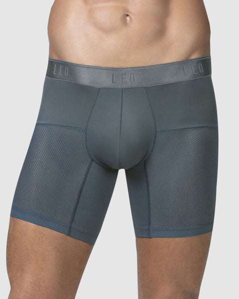 Bóxer medio de secado rápido con mallas transpirables en microfibra#color_735-azul-oscuro