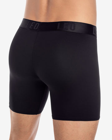 Bóxer deportivo largo con bolsillo lateral en microfibra#color_700-negro