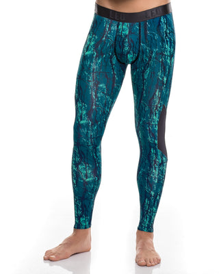 Licra deportiva en microfibra con mallas transpirables para hombre#color_001-estampado-pinceladas