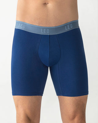 Bóxer medio en algodón#color_a12-fondo-azul-oscuro