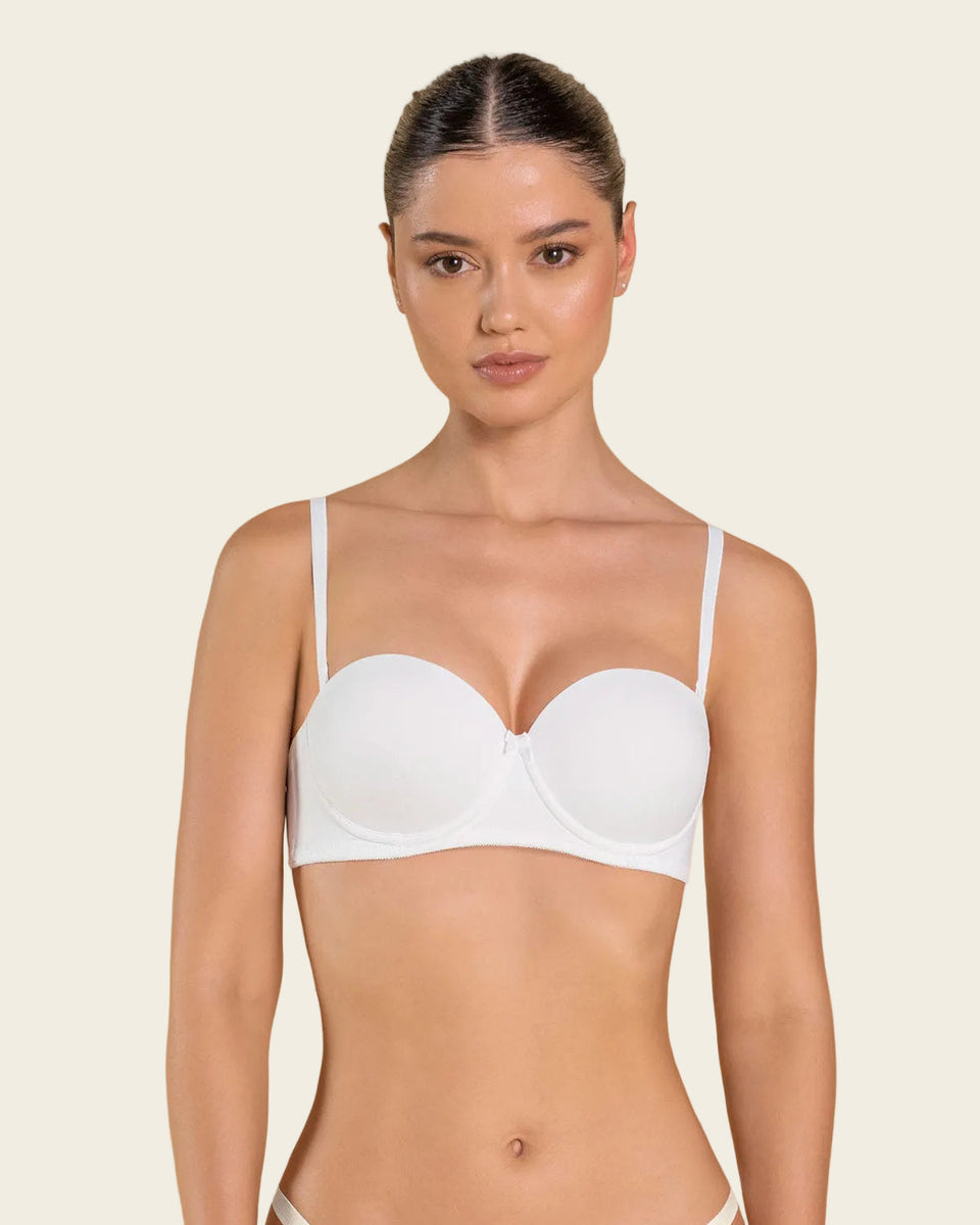 Brasier strapless con realce incorporado