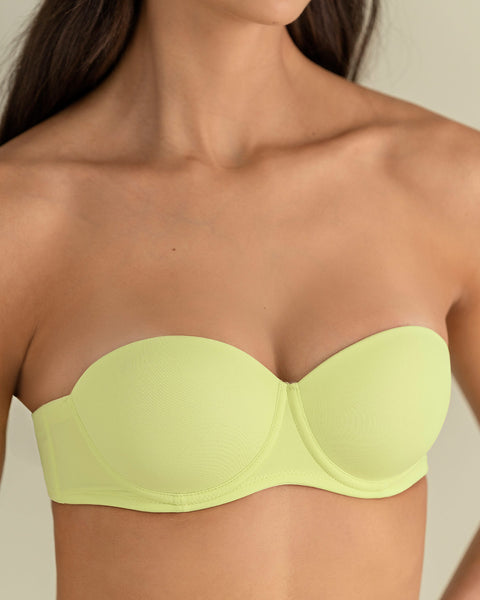 Brasier strapless con realce incorporado#color_696-verde-claro