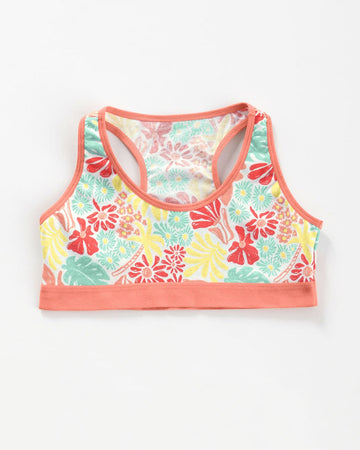 Top en algodón con espalda deportiva para niña#color_b30-coral-estampado