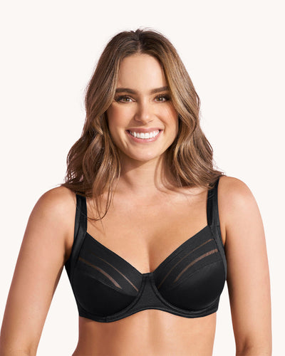 Brasier de buen cubrimiento ideal para busto pesado Natural Support#color_700-negro