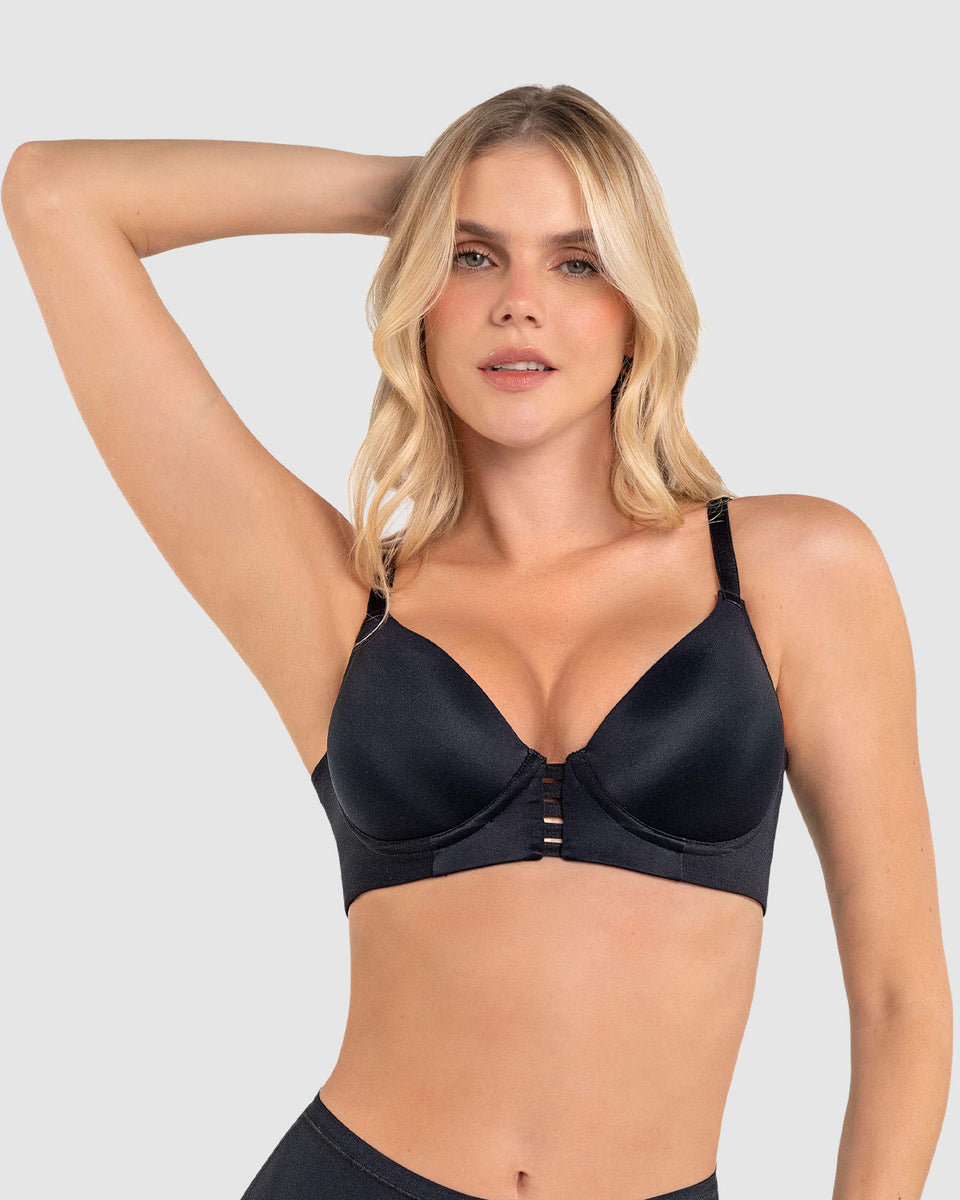 Brasier triangular de realce alto y buen cubrimiento Memory Bustier