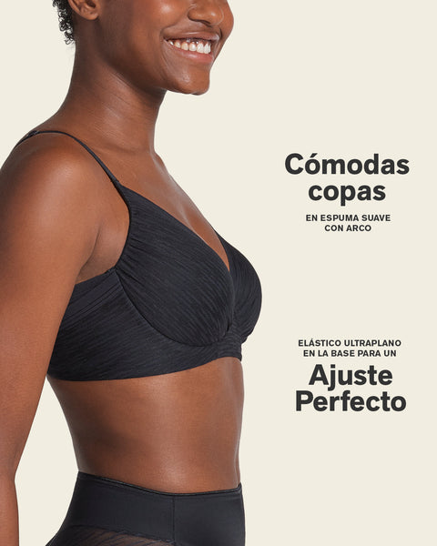 Brasier con cubrimiento total del busto Comfort Fit#color_a21-vino-marron