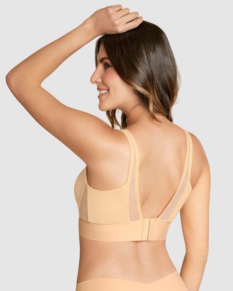 Brasier tipo top de copas extraíbles totalmente cómodo y liviano Flexi Brastop#color_219-naranja-claro