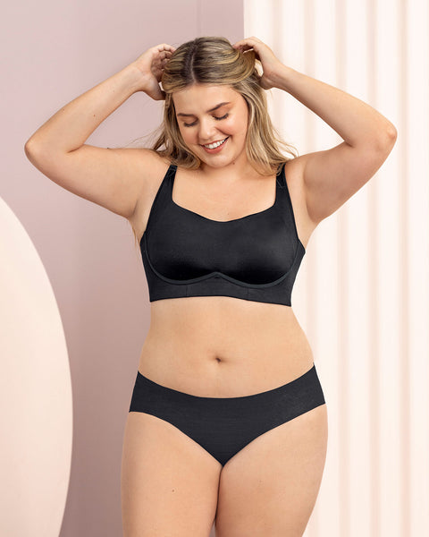 Brasier sin arco ultracómodo de alto soporte y cubrimiento Everyday Bra#color_700-negro