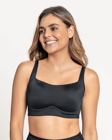 Brasier sin arco ultracómodo de alto soporte y cubrimiento Everyday Bra#color_700-negro