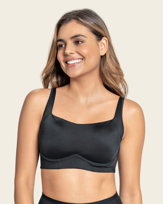 Brasier sin arco ultracómodo de alto soporte y cubrimiento Everyday Bra#color_700-negro