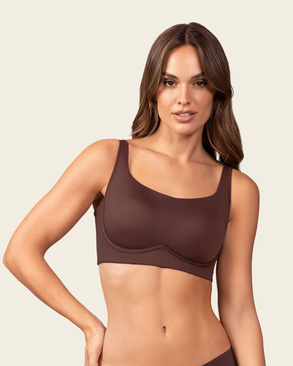 Bloomer brasilera invisible ultraplano sin elásticos y de pocas costuras